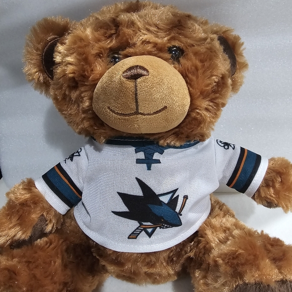 San Jose Sharks 🦈 Teddy Bear Plush Stuffed Animal Toy Forever Collectibles 9” - Picture 1 of 8